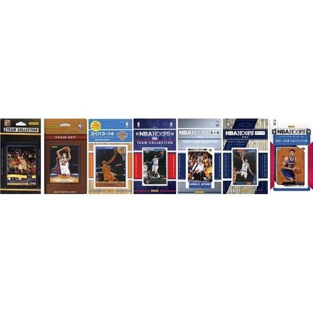 WILLIAMS & SON SAW & SUPPLY C&I Collectables KNICKS718TS NBA New York Knicks 7 Different Licensed Trading Card Team Sets KNICKS718TS